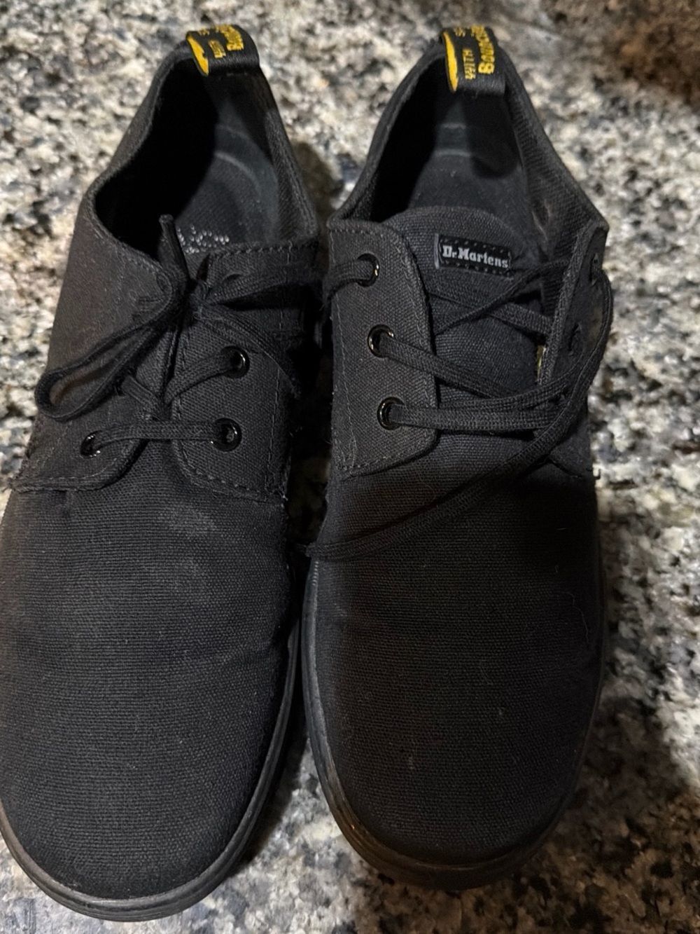Doc Martens Soho Low Top Canvas Black Sneakers Shoes Womens 10 - Picture 4 of 4